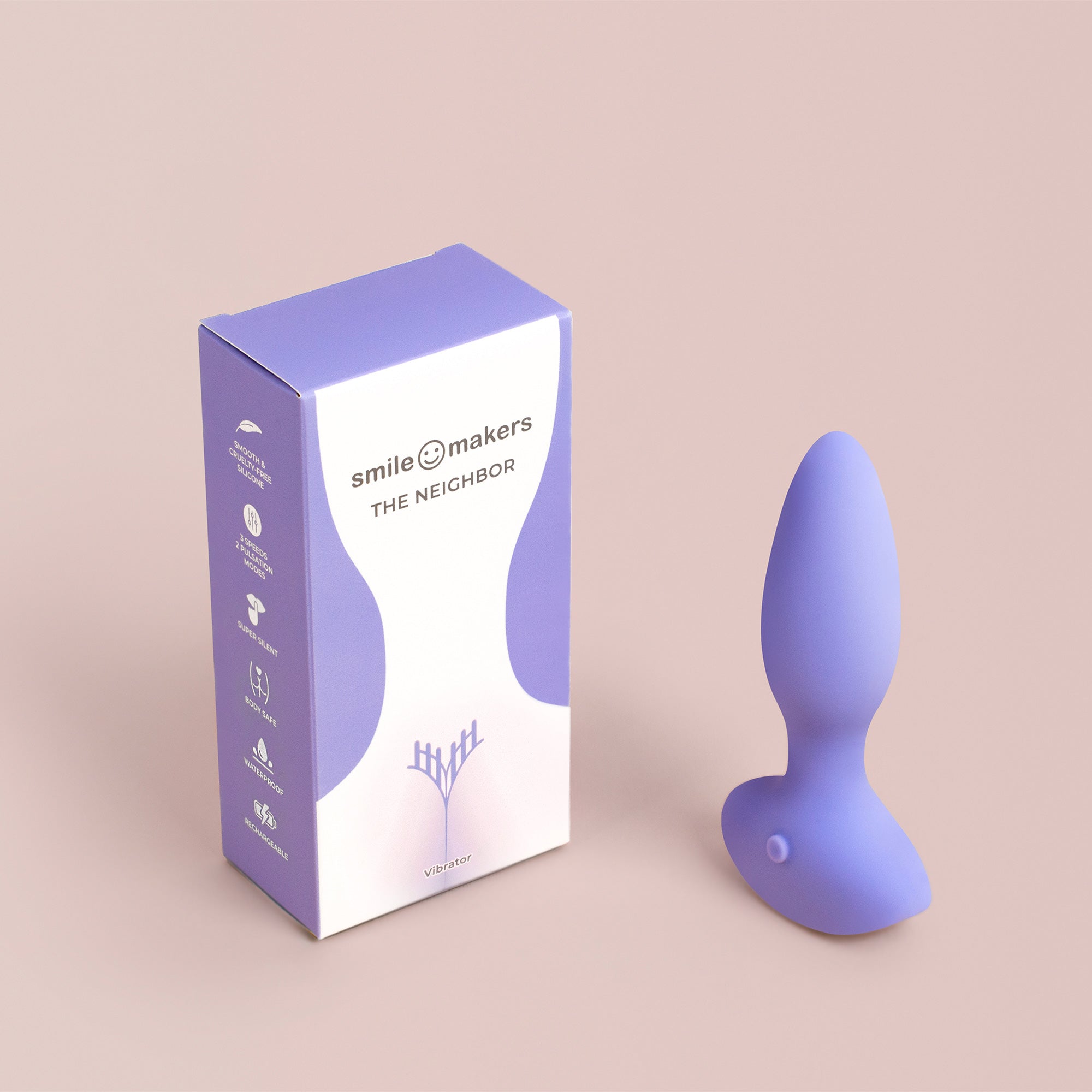 The Neighbor - The unisex, unisex vibrating anal plug YESforLOV The Neighbor - The unisex, unisex vibrating anal plug YESforLOV