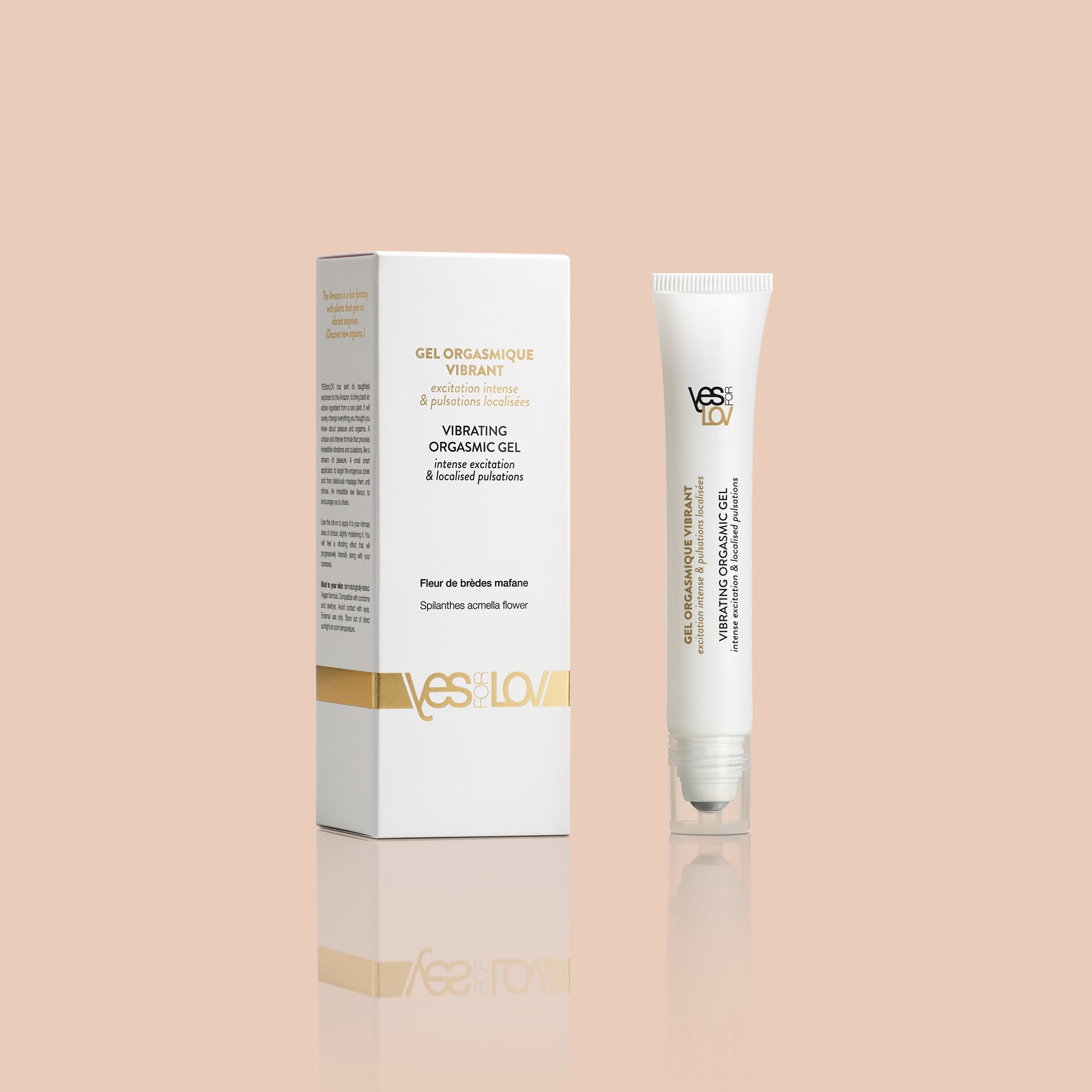 VIBRATING ORGASMIC GEL
Intense excitation & localised pulsations
