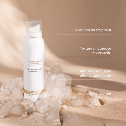 MOUSSE DE MASSAGE CRÉPITANTE au parfum enivrant