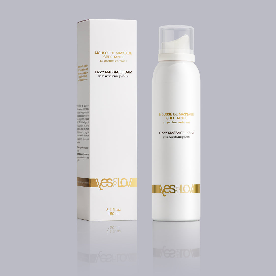 MOUSSE DE MASSAGE CRÉPITANTE au parfum enivrant