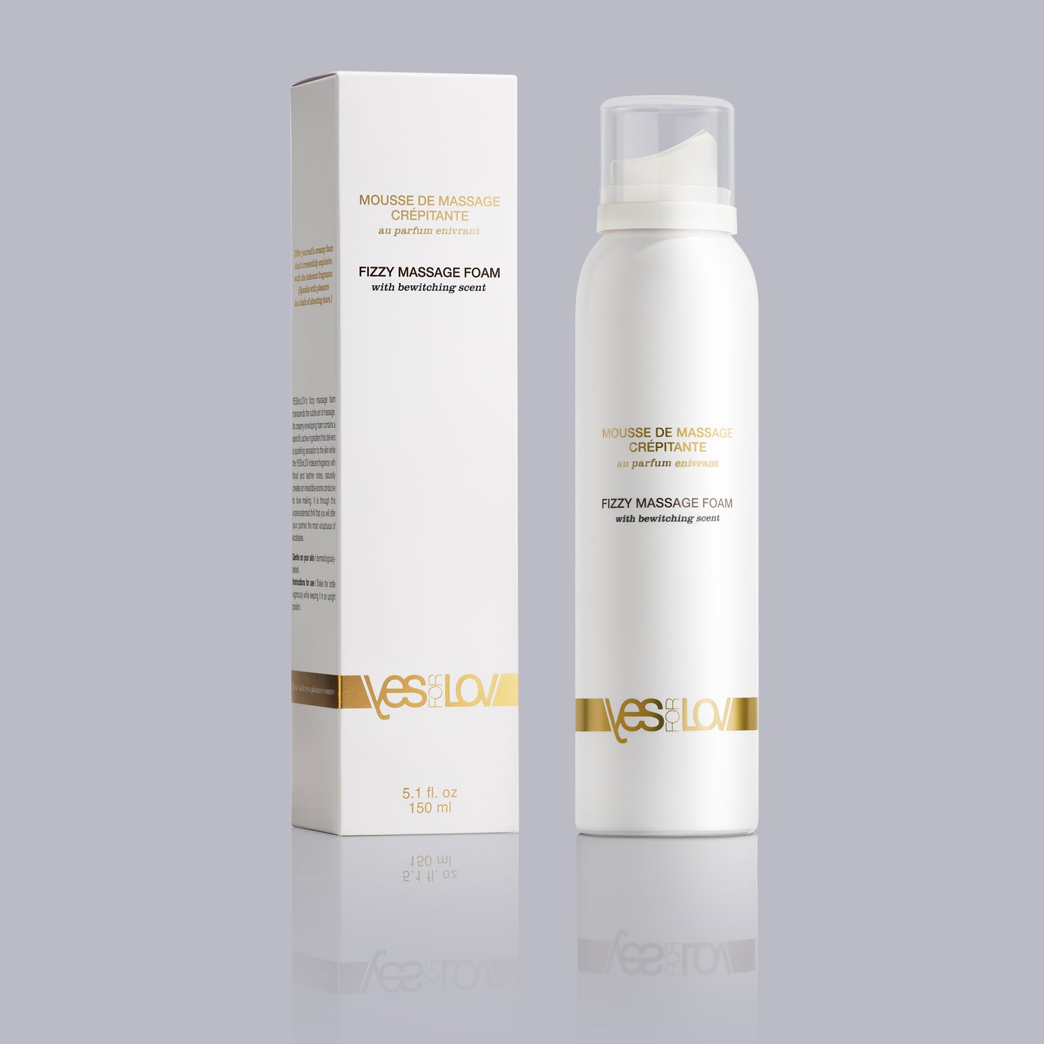 MOUSSE DE MASSAGE CRÉPITANTE au parfum enivrant