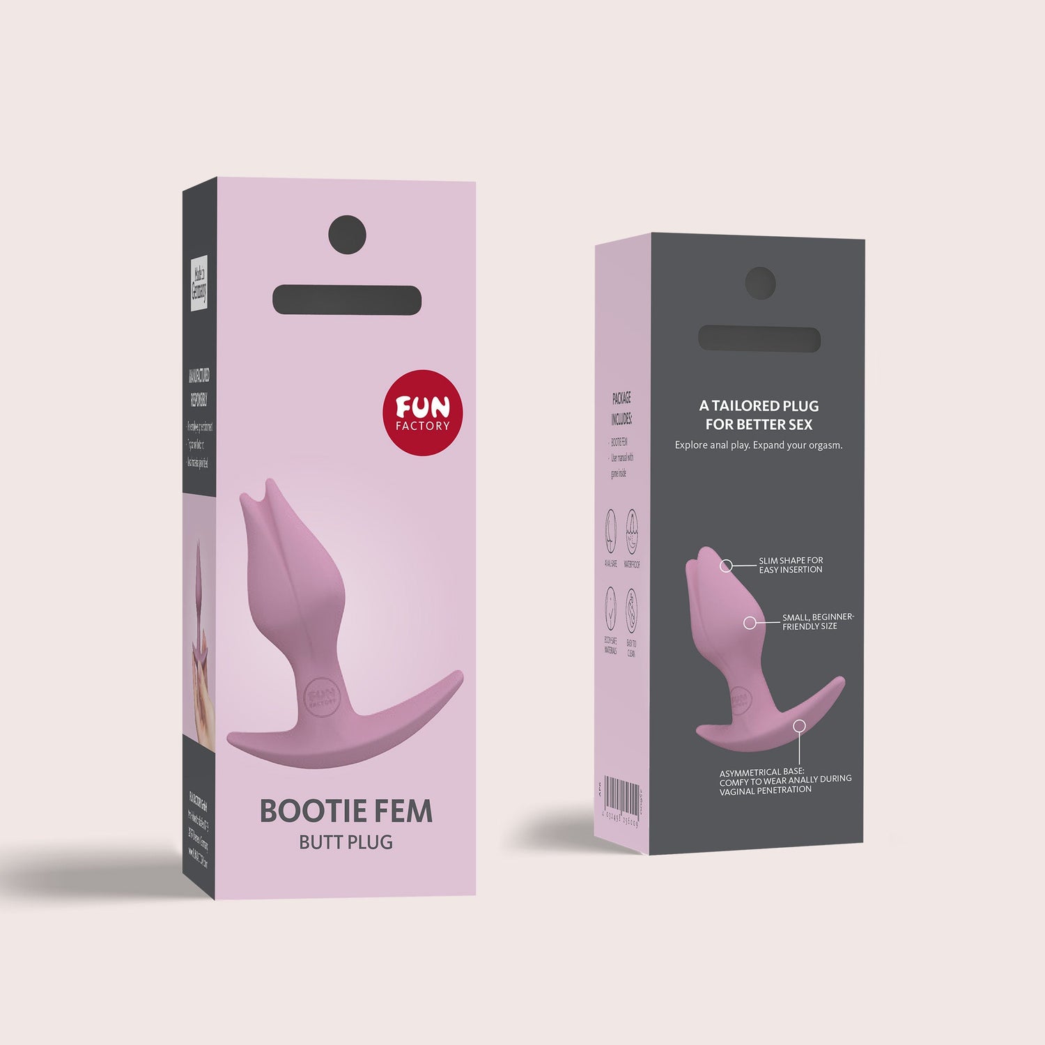 BOOTIE FEM - Silicone anal plug for women - YESforLOV BOOTIE FEM - Silicone anal plug for women - YESforLOV