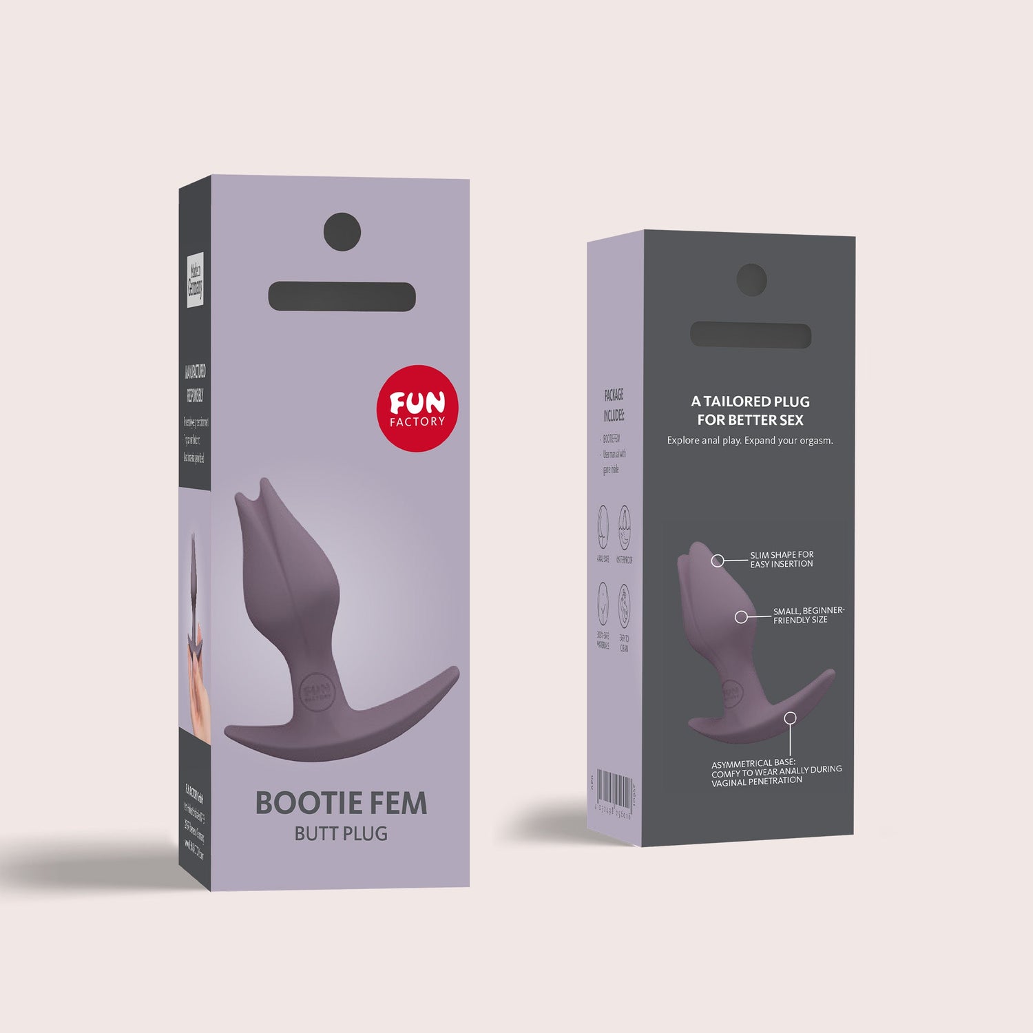 BOOTIE FEM - Silicone anal plug for women - YESforLOV BOOTIE FEM - Silicone anal plug for women - YESforLOV