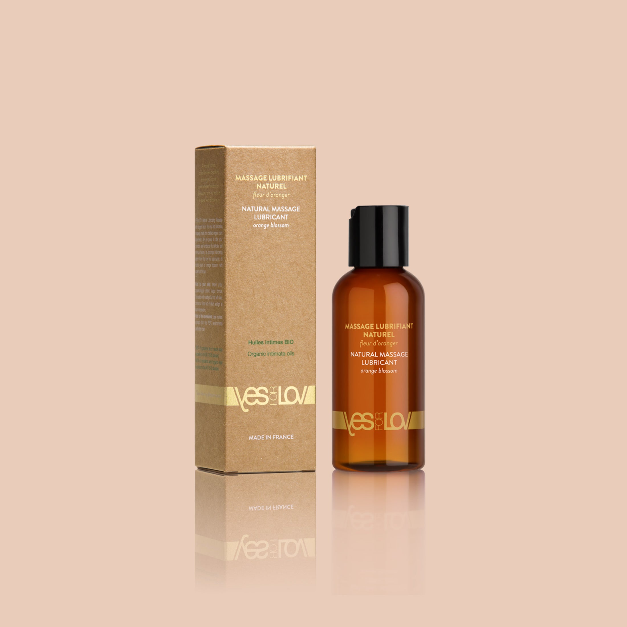 NATURAL MASSAGE LUBRICANT Orange blossom - YESforLOV NATURAL MASSAGE LUBRICANT Orange blossom - YESforLOV