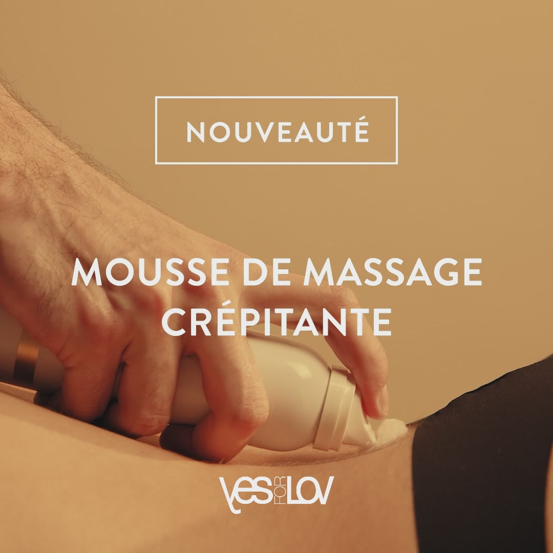MOUSSE DE MASSAGE CRÉPITANTE au parfum enivrant