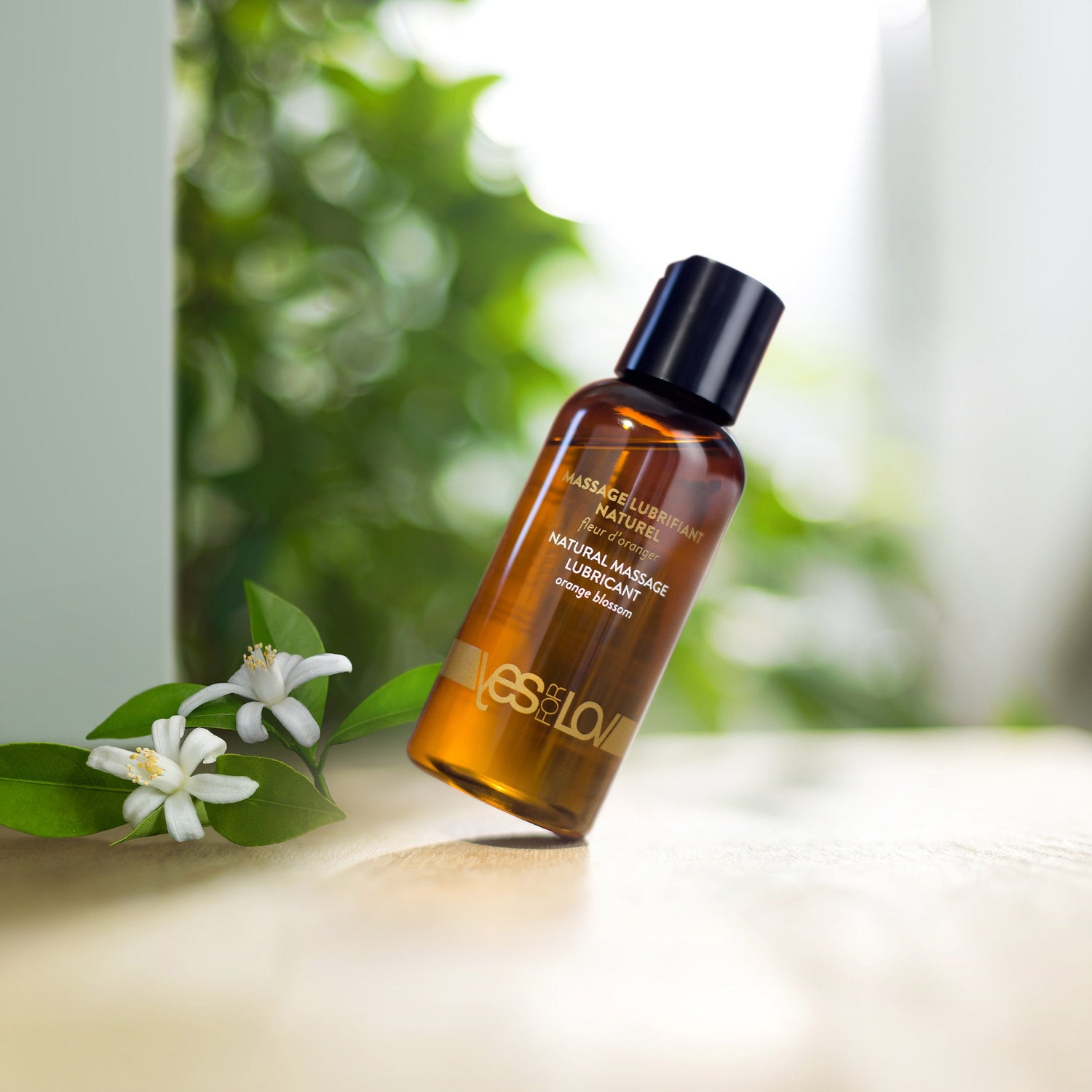 NATURAL MASSAGE LUBRICANT Orange blossom - YESforLOV NATURAL MASSAGE LUBRICANT Orange blossom - YESforLOV